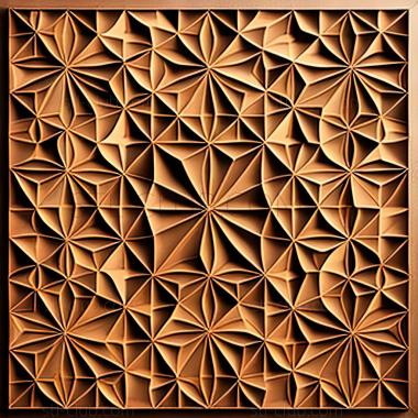 3D model st geometric pattern (STL)